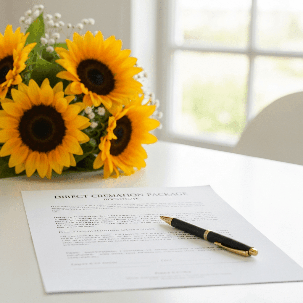 Direct cremation package document